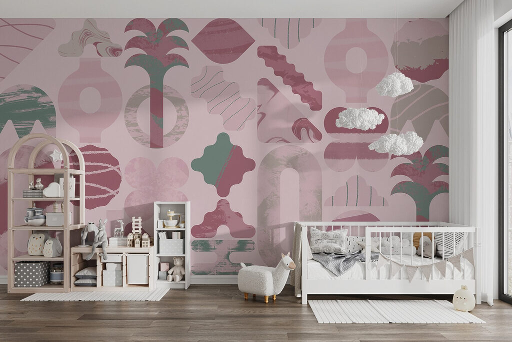 w02550pir2r 1024x683 - Pink and green background with different shapes