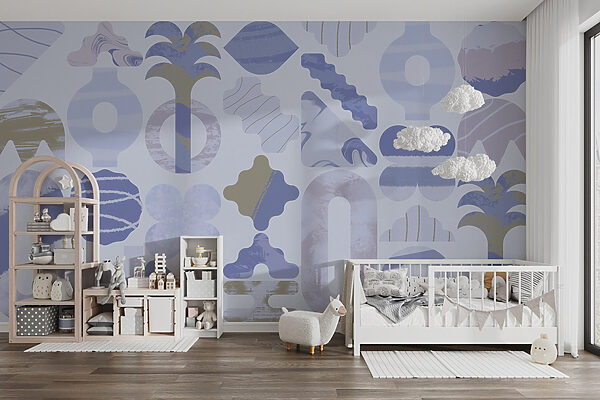 Blue and white background with different shapes w02550v1pir2r 600x400 - Blue and white background with different shapes