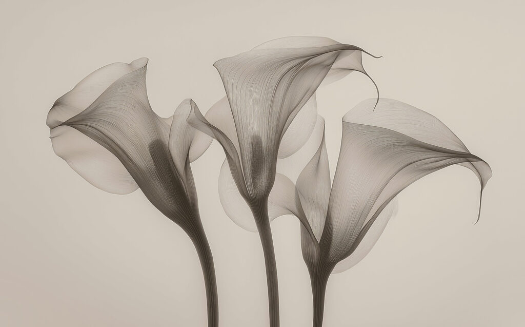 Group of flowers with a white background Group of flowers with a white background