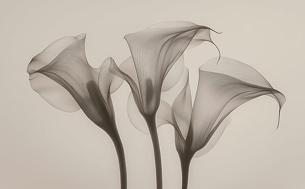 Group of flowers with a white background Group of flowers with a white background
