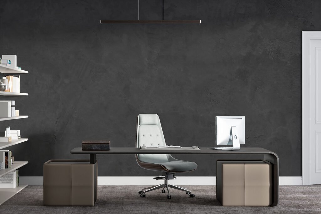 Grey wall with rough edges