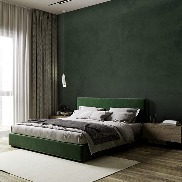 Dark green wall with rough edges Dark green wall with rough edges