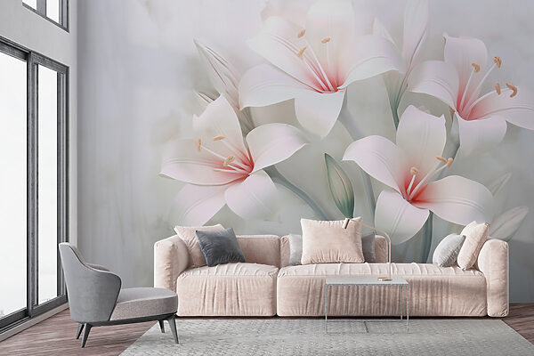 Delicate blooms in subtle elegance Delicate blooms in subtle elegance