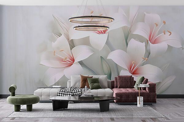 Delicate blooms in subtle elegance Delicate blooms in subtle elegance