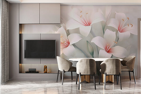 Delicate blooms in subtle elegance Delicate blooms in subtle elegance