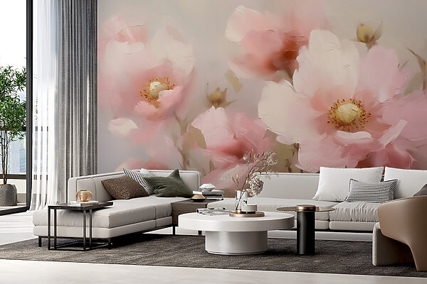 Delicate blooms in soft hues Delicate blooms in soft hues