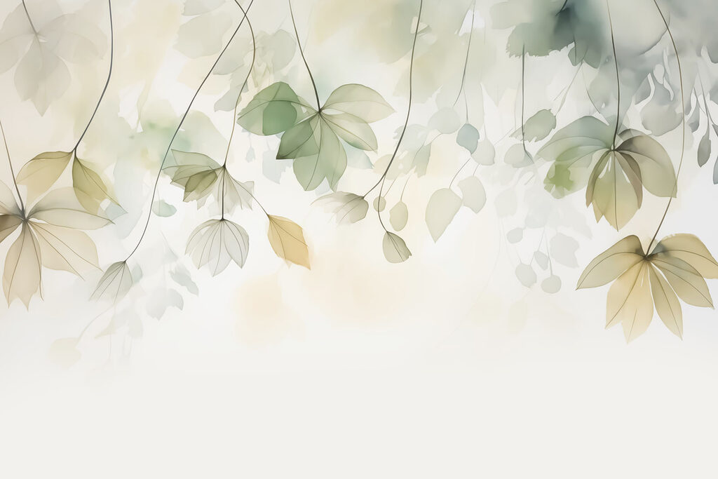 Delicate leaves in soft hues Delicate leaves in soft hues