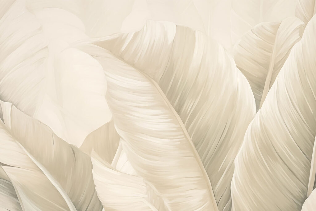 Soft, textured leaves in gentle hues Soft, textured leaves in gentle hues