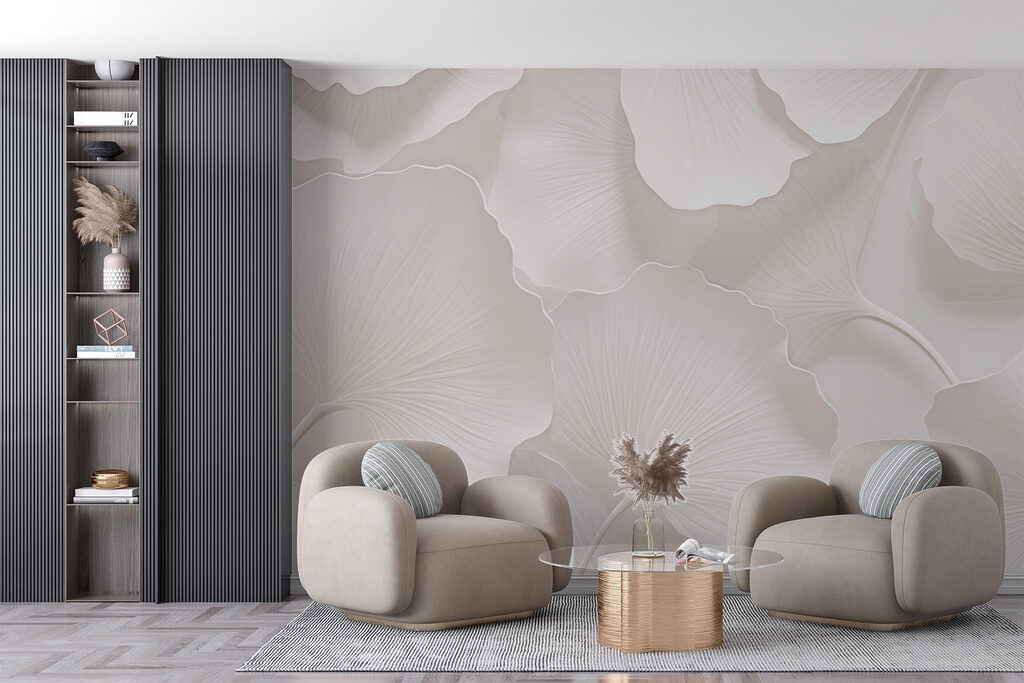 Flowing textures of soft petals