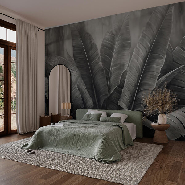 Soft layers of green foliage. Soft layers of green foliage.