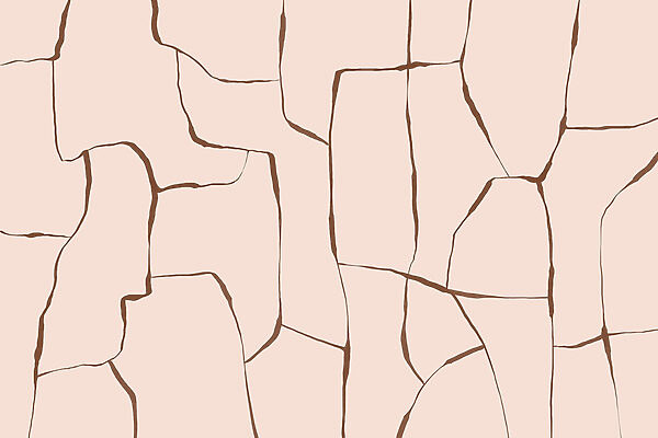 Cracked pattern in soft hues. Cracked pattern in soft hues.