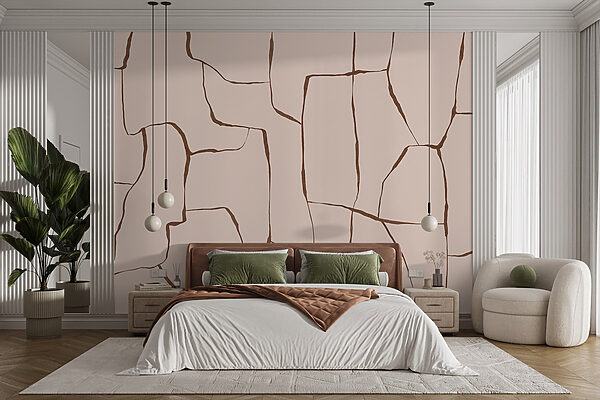 Cracked pattern in soft hues. Cracked pattern in soft hues.