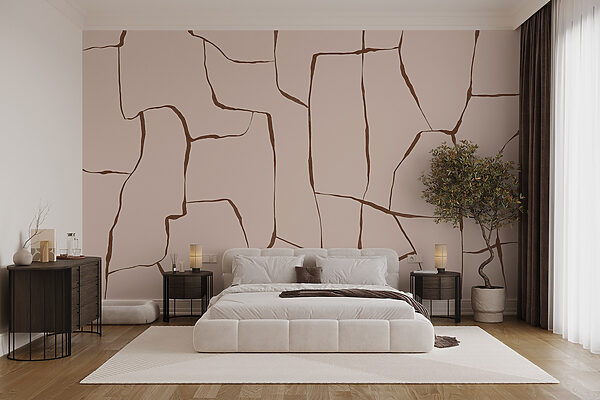 Cracked pattern in soft hues. Cracked pattern in soft hues.