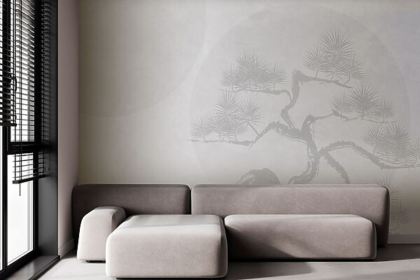 White background with a tree White background with a tree