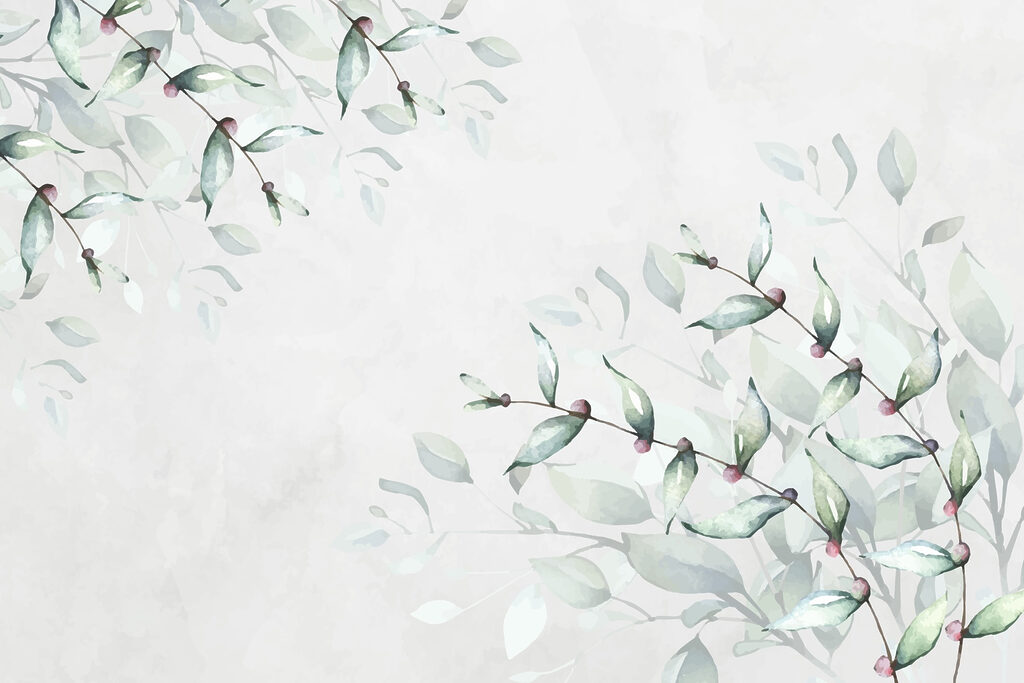 Delicate leaves on a soft background Delicate leaves on a soft background