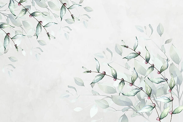 Delicate leaves on a soft background Delicate leaves on a soft background