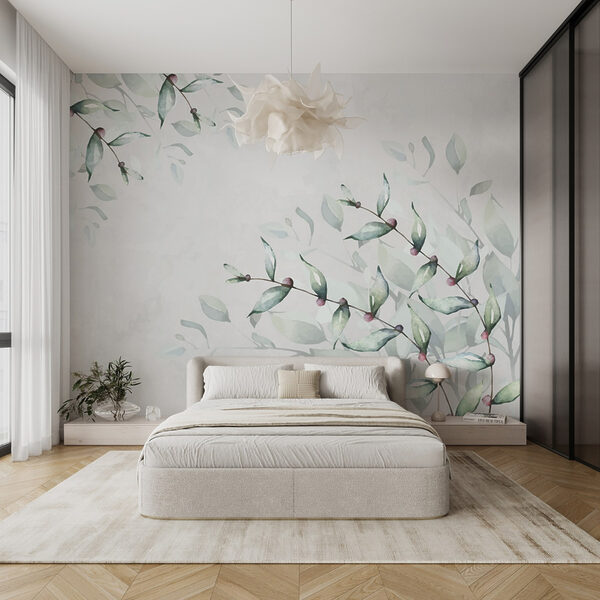 Delicate leaves on a soft background Delicate leaves on a soft background