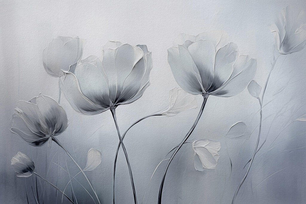 Delicate blossoms in soft hues Delicate blossoms in soft hues