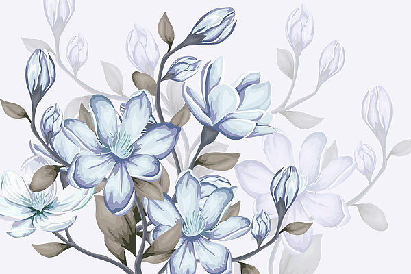 Delicate blooms in soft hues. Delicate blooms in soft hues.