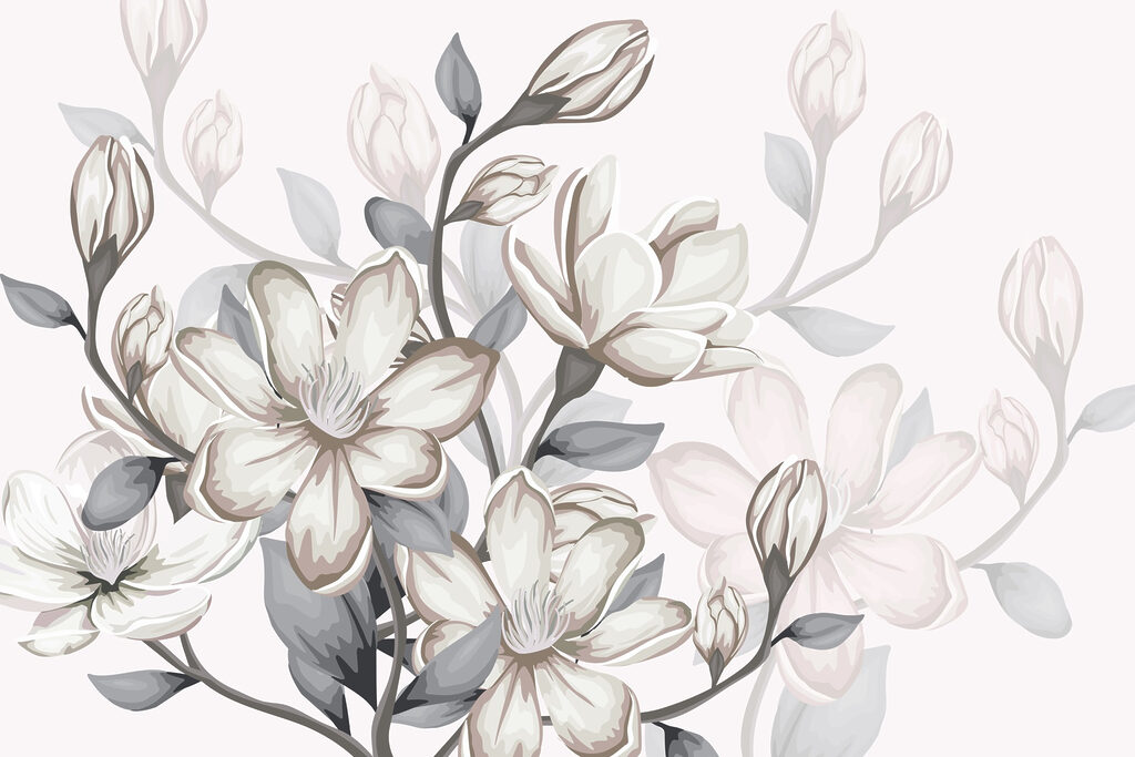 Delicate blooms in soft hues. Delicate blooms in soft hues.