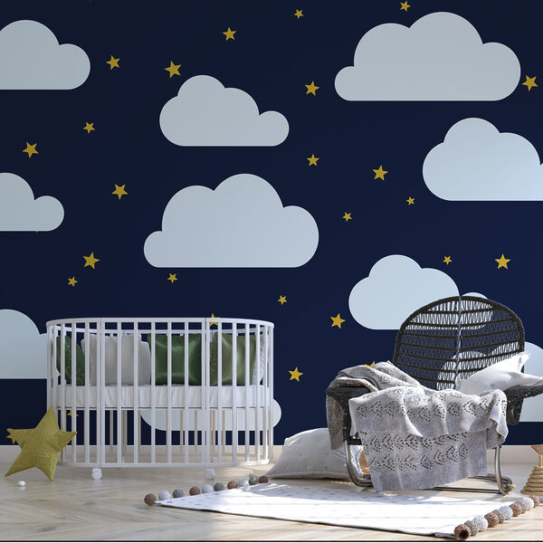 Pattern of clouds and stars Pattern of clouds and stars
