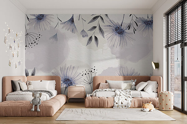 Delicate floral watercolor design Delicate floral watercolor design