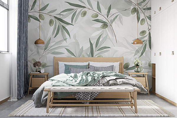 Delicate greenery on a soft backdrop Delicate greenery on a soft backdrop