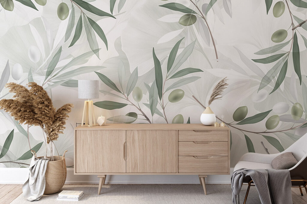 Delicate greenery on a soft backdrop