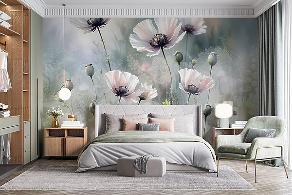 Delicate blooms in soft hues. Delicate blooms in soft hues.