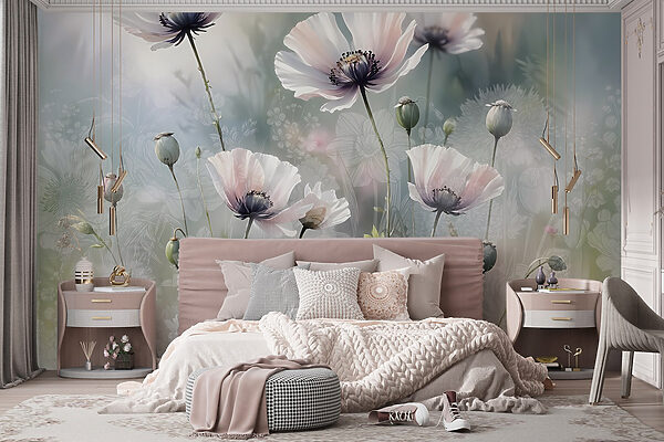 Delicate blooms in soft hues. Delicate blooms in soft hues.