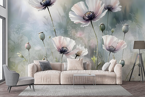 Delicate blooms in soft hues. Delicate blooms in soft hues.
