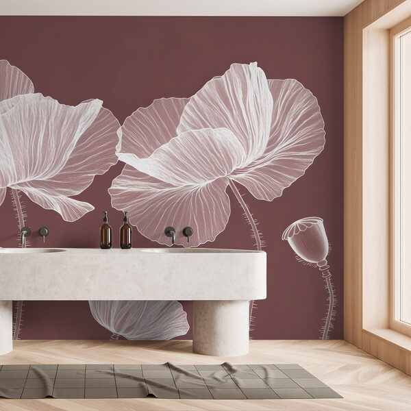 Elegant blooms on a warm background Elegant blooms on a warm background