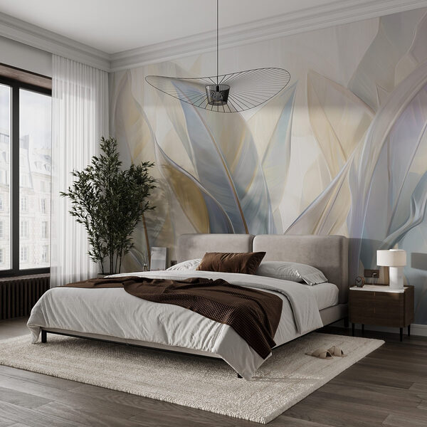 Elegant leaves in soft hues. Elegant leaves in soft hues.