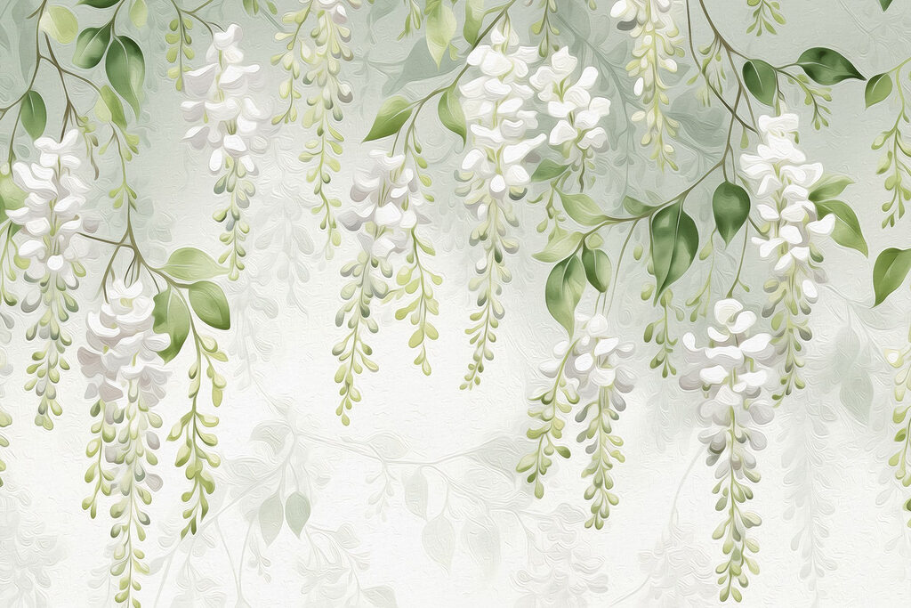 Delicate blossoms in gentle hues