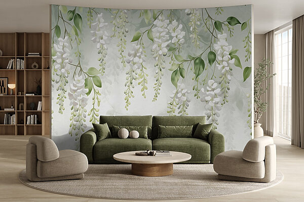 Delicate blossoms in gentle hues