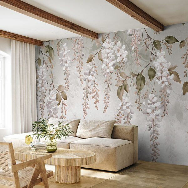 Delicate floral arrangement in soft hues Delicate floral arrangement in soft hues