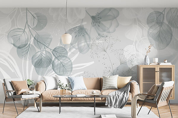 Soft foliage with delicate textures. Soft foliage with delicate textures.