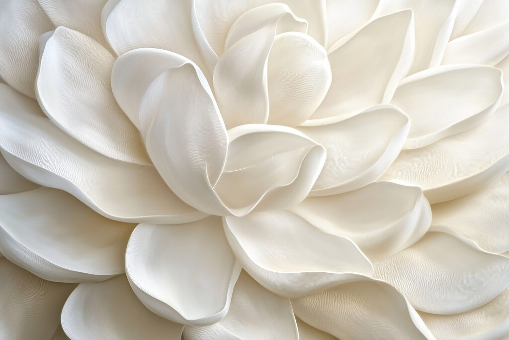 Soft petals in gentle layers. Soft petals in gentle layers.