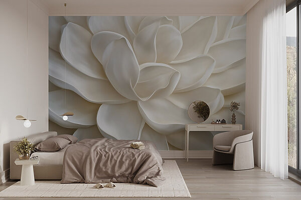 Soft petals in gentle layers. Soft petals in gentle layers.
