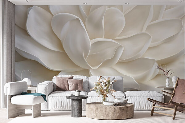 Soft petals in gentle layers. Soft petals in gentle layers.
