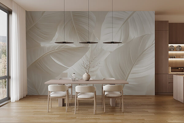 Delicate leaves in soft hues. Delicate leaves in soft hues.