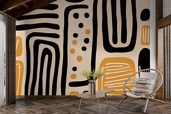 Artistic patterns in warm tones. Artistic patterns in warm tones.