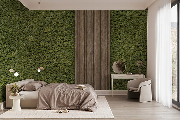 Wood plank on a green carpet Wood plank on a green carpet