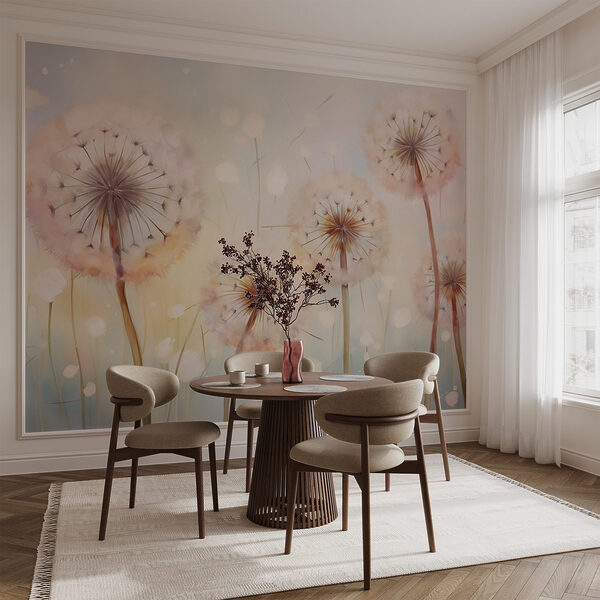 Painting of dandelions Painting of dandelions