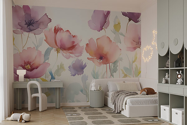 Watercolor painting of flowers Watercolor painting of flowers
