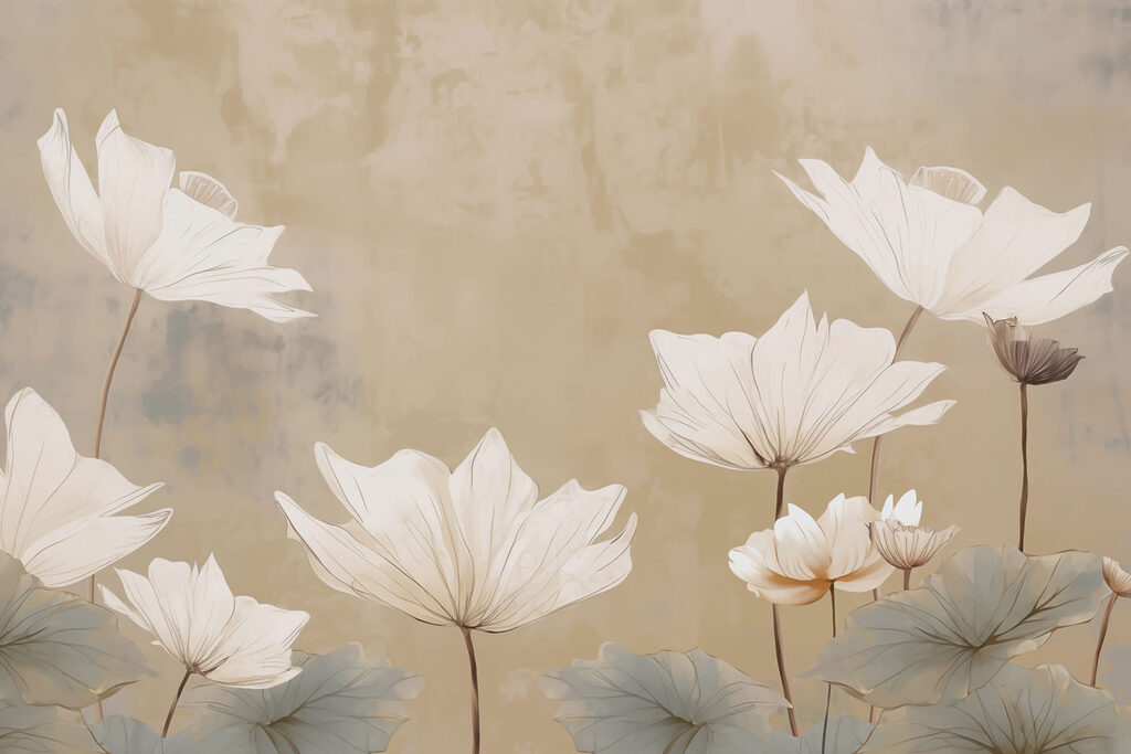 Delicate blossoms in soft hues Delicate blossoms in soft hues