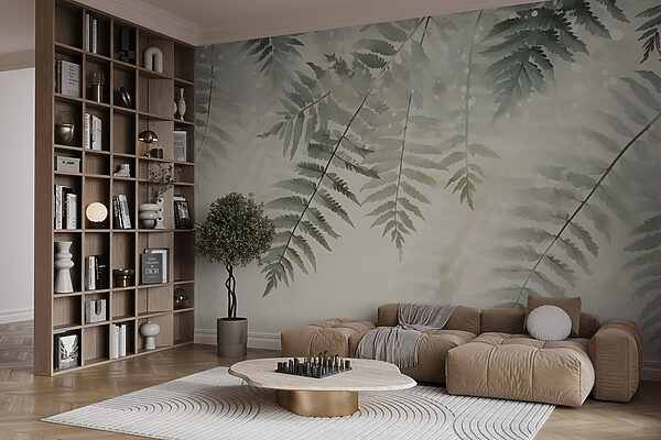 Delicate ferns against soft background Delicate ferns against soft background