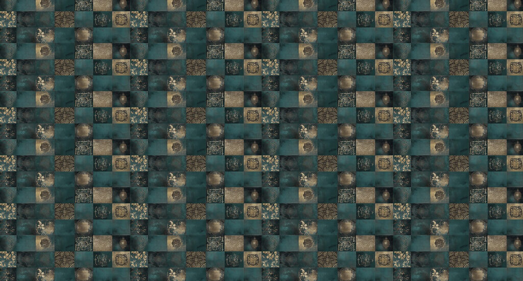 Pattern of squares and dots Pattern of squares and dots
