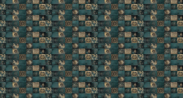 Pattern of squares and dots Pattern of squares and dots