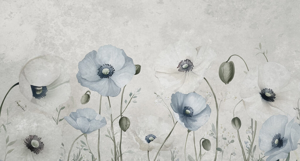 Delicate petals sway in gentle breeze Delicate petals sway in gentle breeze